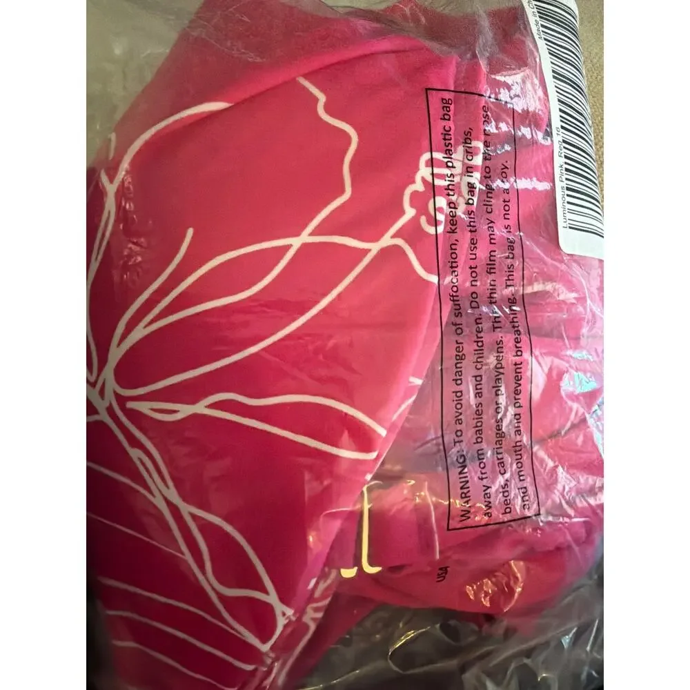Susan Graver Soleil Swimsuit with Removable Strap Sz 16 pink